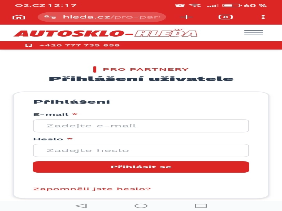B2B sekce pro partnery